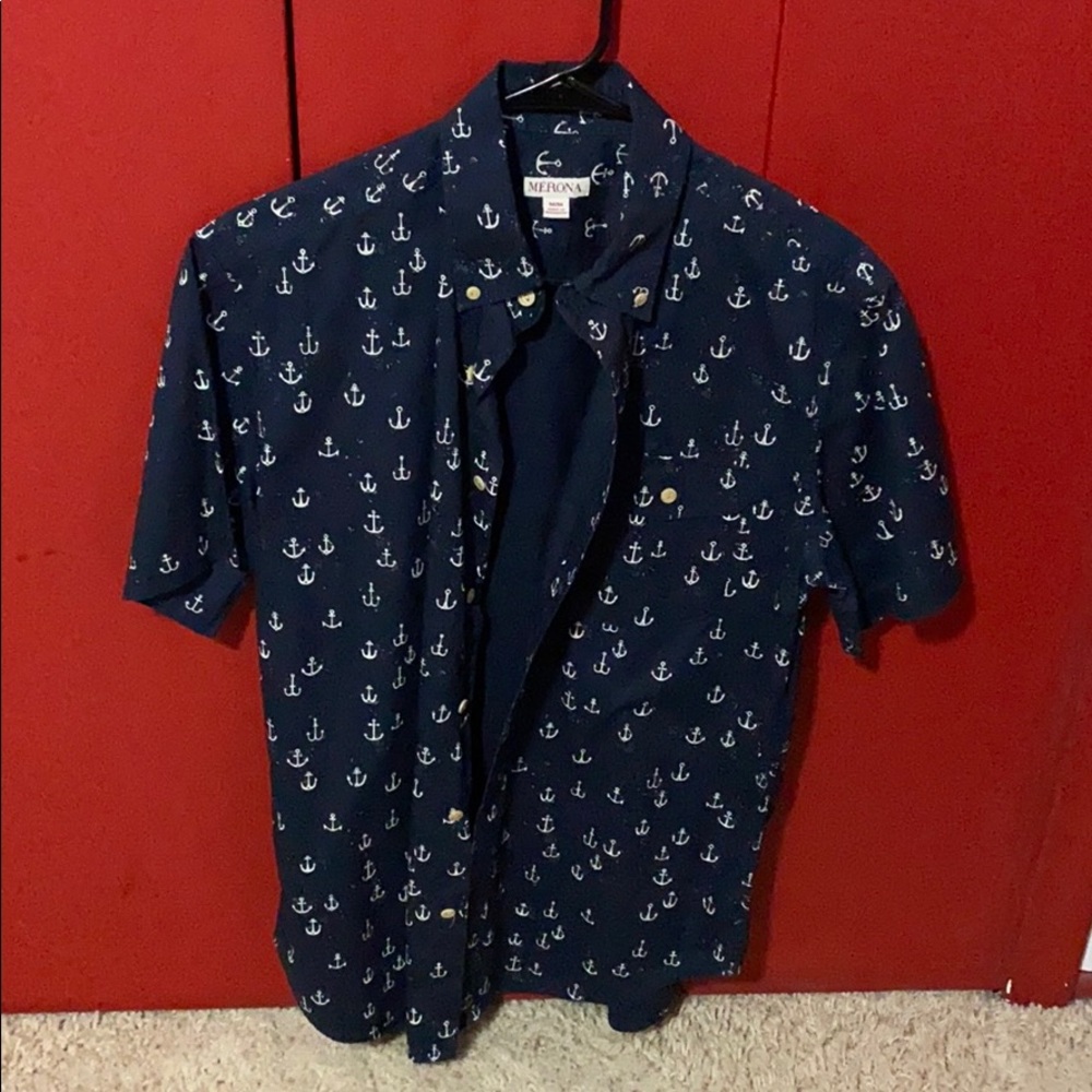 Button down party shirt.